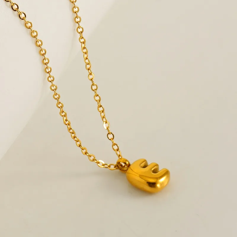 Letter Pendant Necklace
