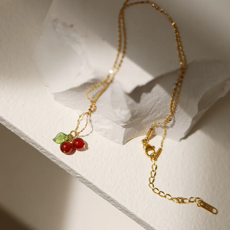 Cherry Pendant Necklace