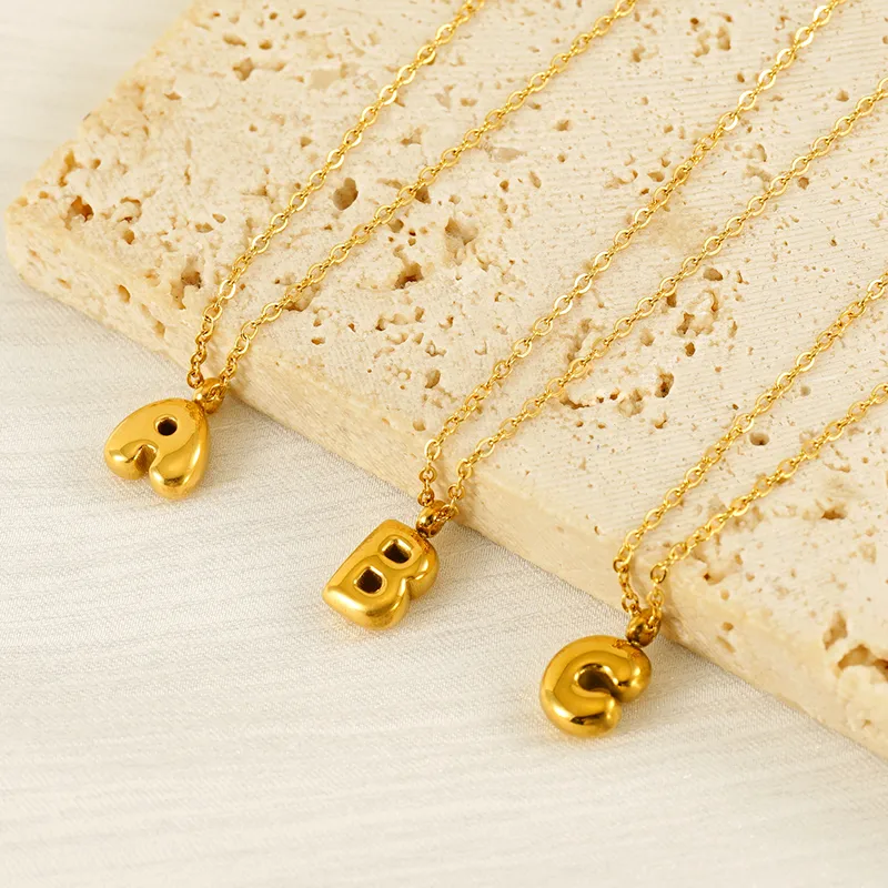 Letter Pendant Necklace