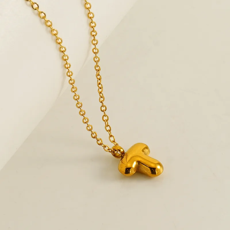 Letter Pendant Necklace