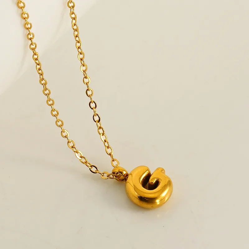 Letter Pendant Necklace