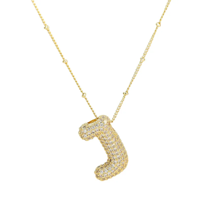 Simple Letter Pendant Necklace