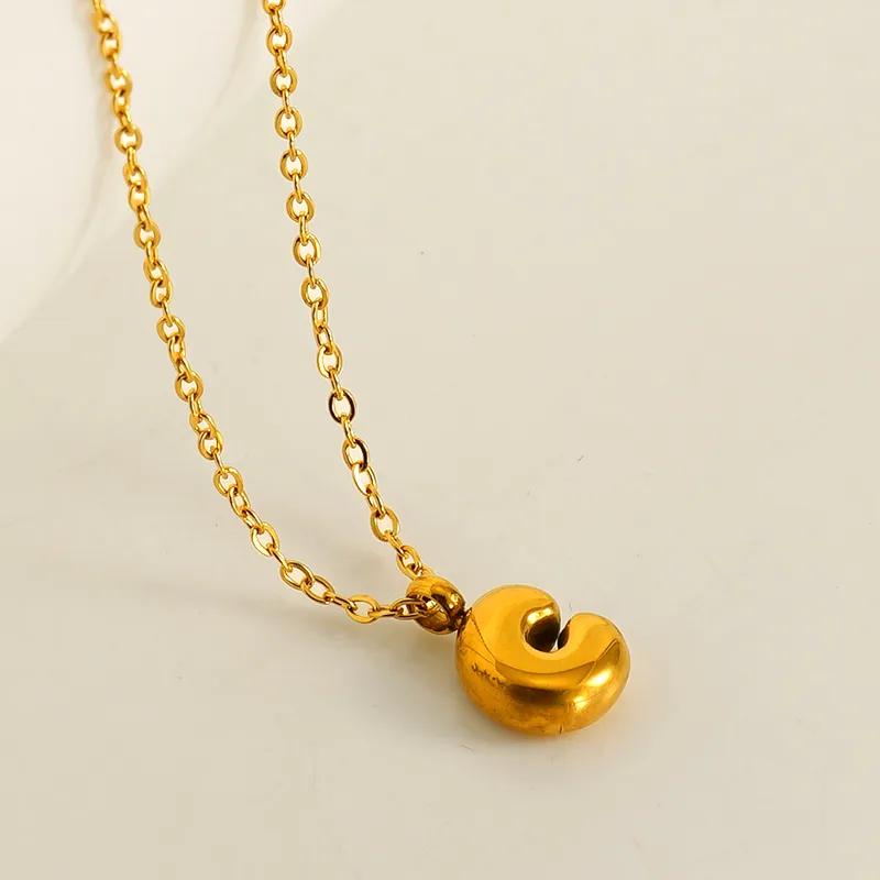 Letter Pendant Necklace