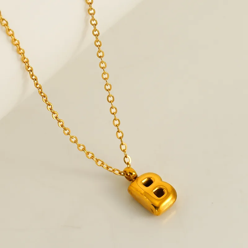 Letter Pendant Necklace