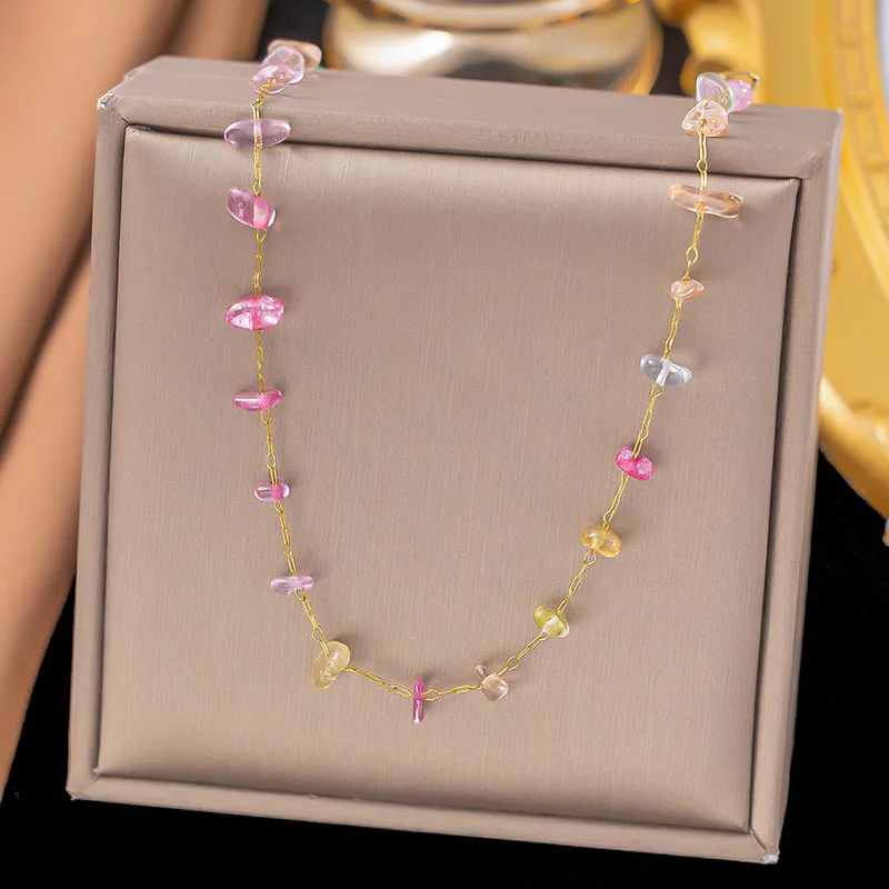 Gold Pearl Necklace