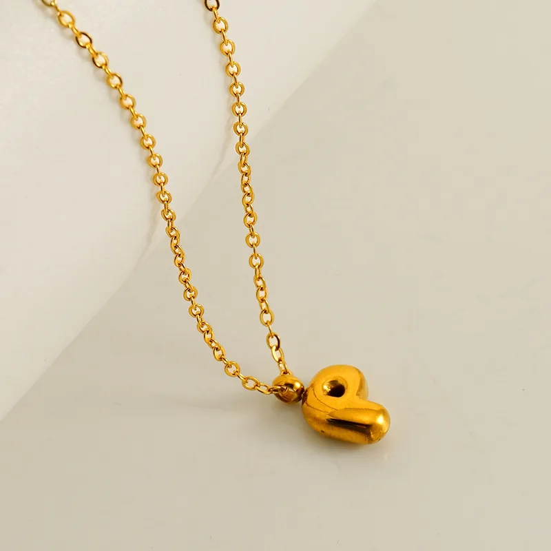Letter Pendant Necklace