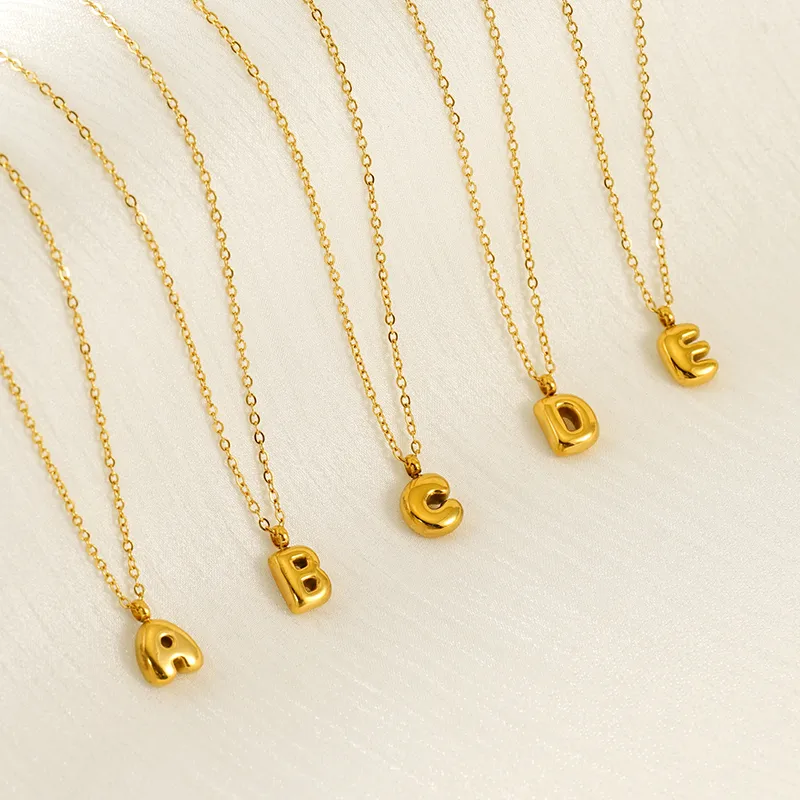 Letter Pendant Necklace