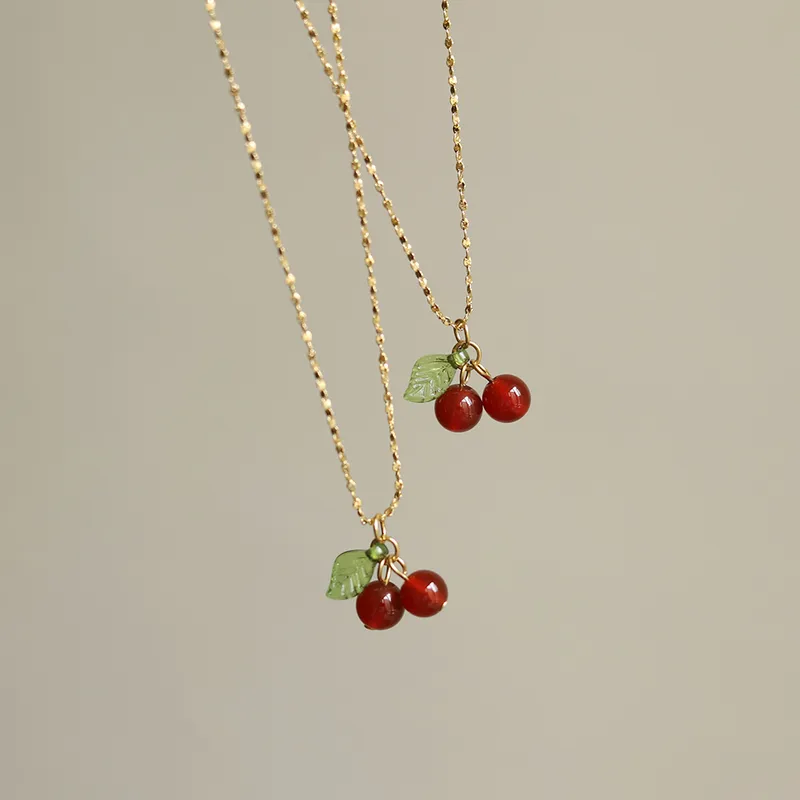 Cherry Pendant Necklace
