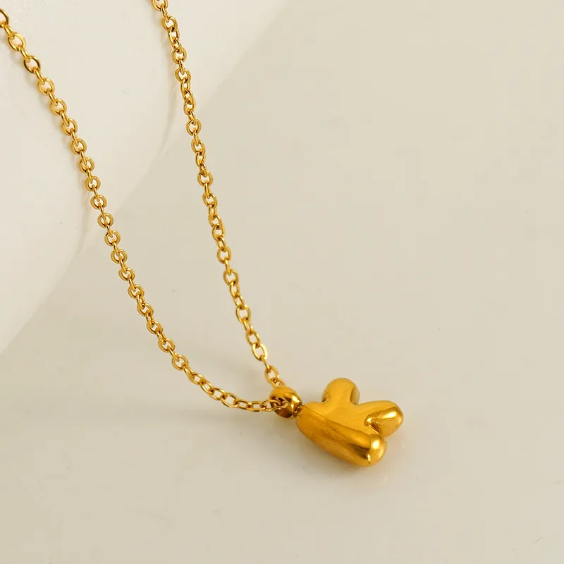 Letter Pendant Necklace