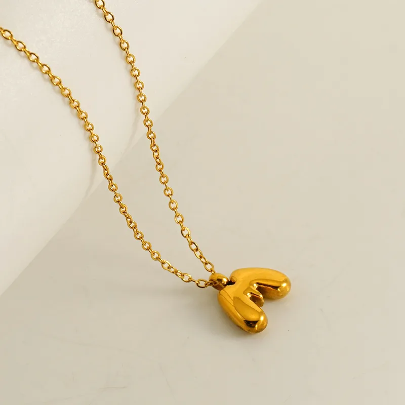 Letter Pendant Necklace