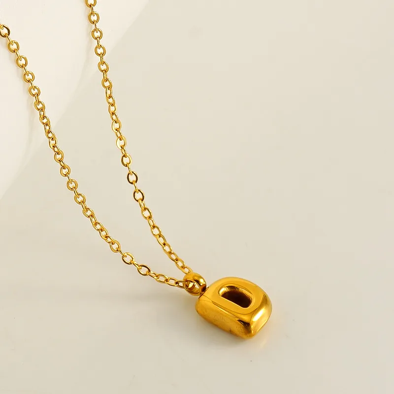 Letter Pendant Necklace