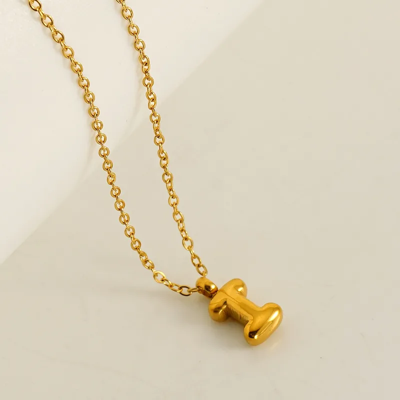 Letter Pendant Necklace