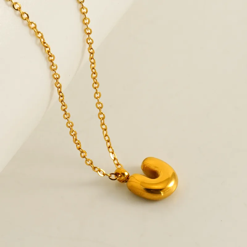 Letter Pendant Necklace
