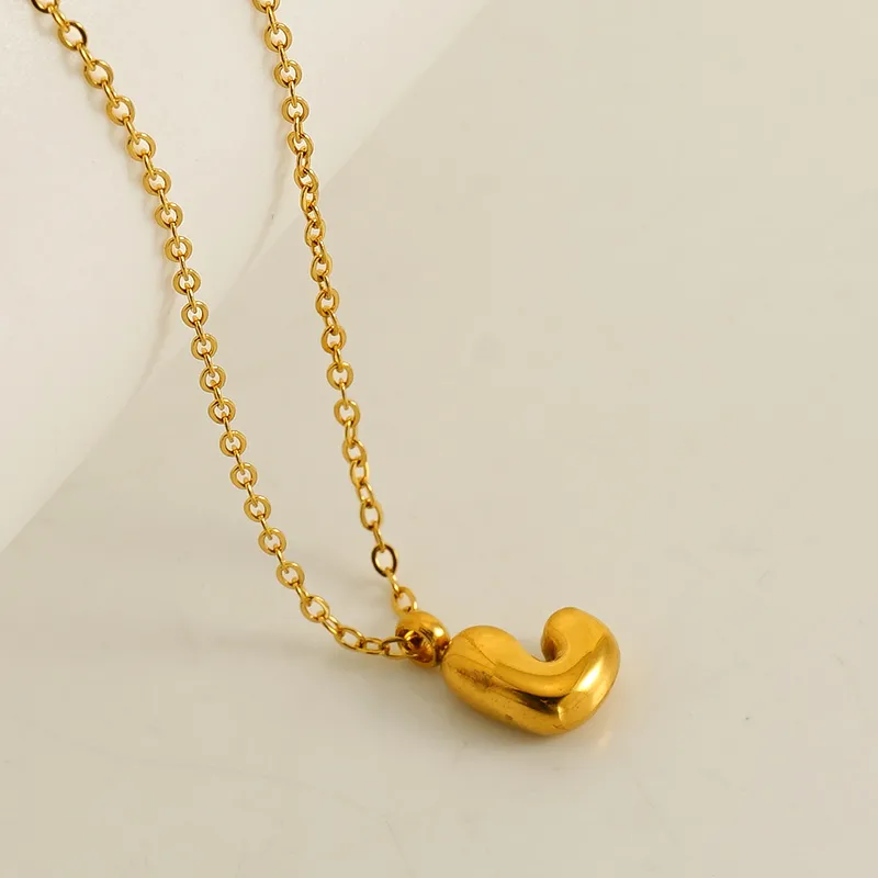 Letter Pendant Necklace