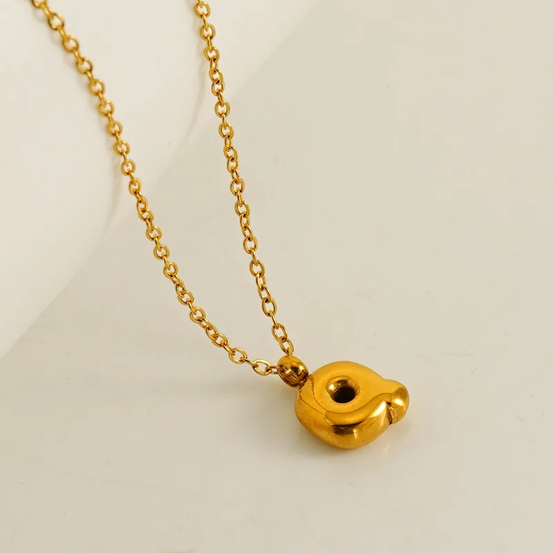 Letter Pendant Necklace
