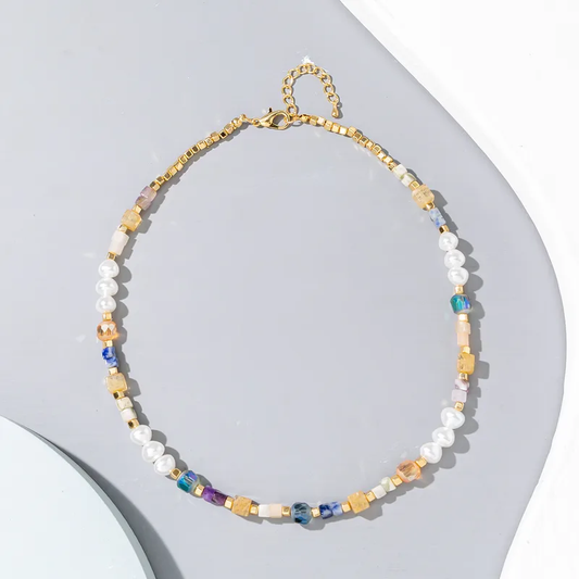 Glass Beaded Necklace