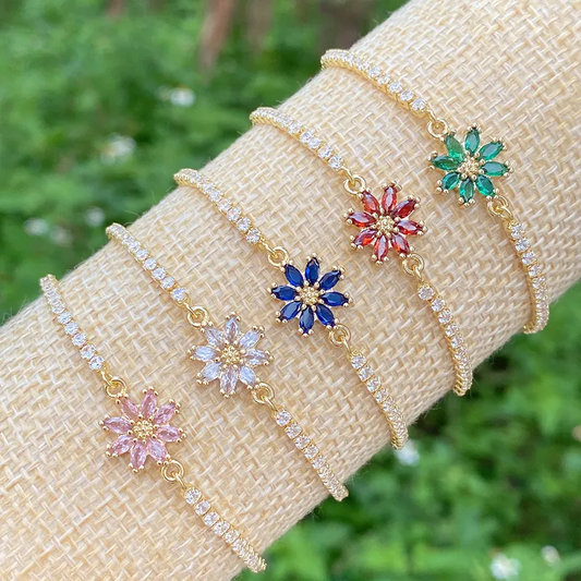 Drawstring Flower Bracelets